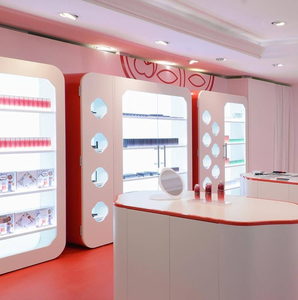 Le pop-up Shiseido dans le Marais, à Paris