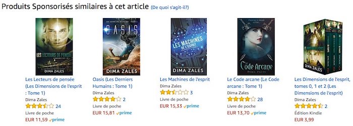 cross selling sponsorisé amazon