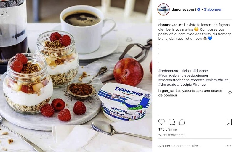 Produit e-commerce Instagram