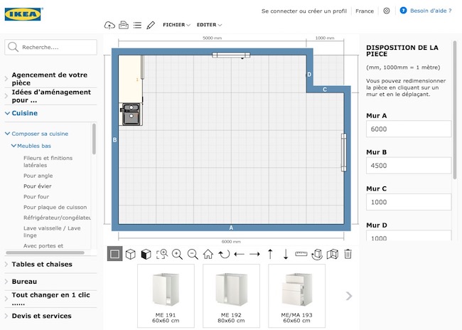 outil conception cuisine Ikea