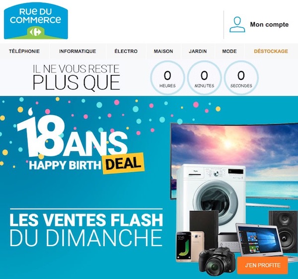 Principe d'urgence e-commerce