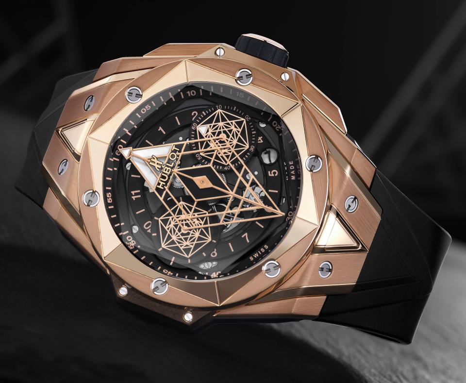 Hublot Big Bang Sang Bleu II King Gold