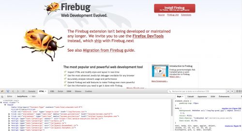 Firebug extension SEO Firefox