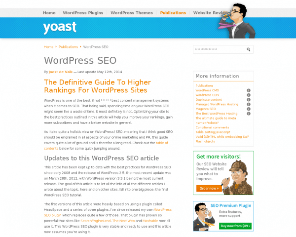 WordPress SEO Tutorial • The Definitive Guide • Yoast