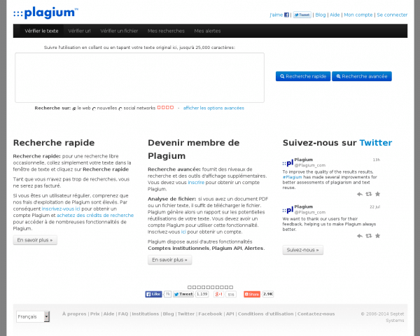 plagium ::: analyseur de plagiat ::: home