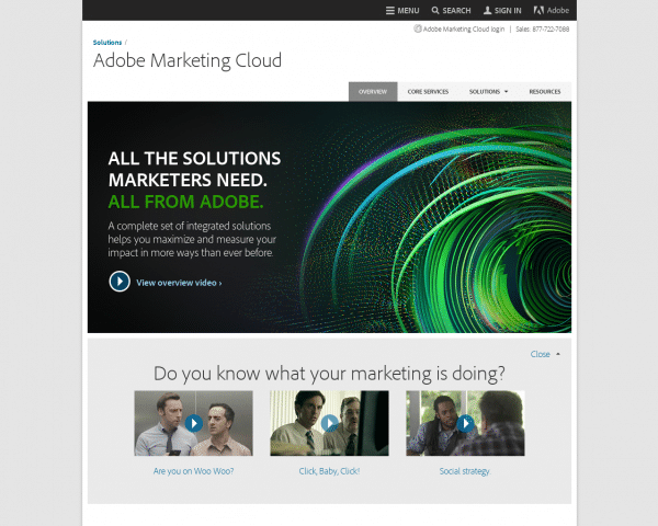 Digital marketing | Adobe Marketing Cloud