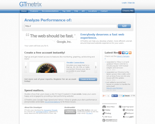 GTmetrix | Website Speed and Performance Optimization