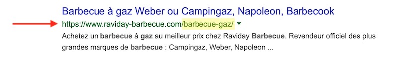 url fiche produit