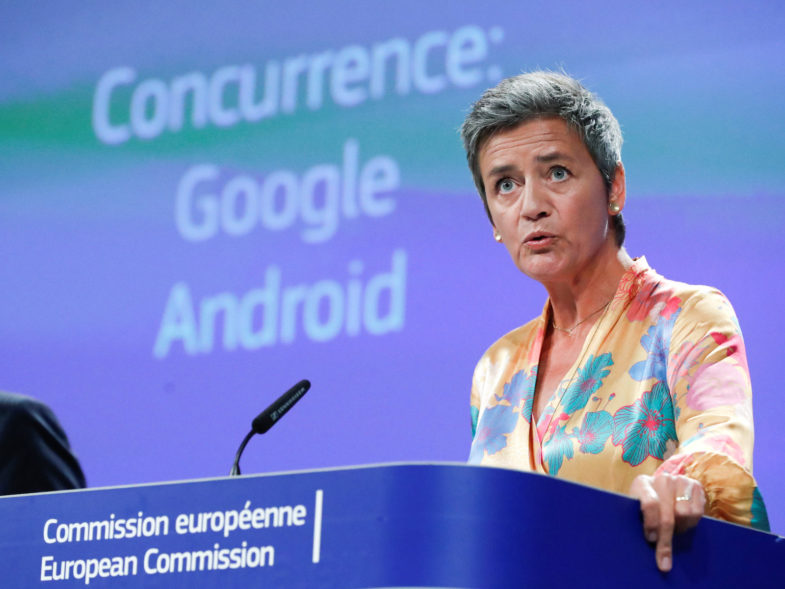 Bruxelles inflige une amende record de 4,34 Mds€ à Google pour 'pratiques illégales' avec Android — son DG dénonce 'un troublant favoritisme' envers Apple