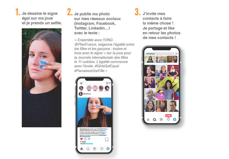 Guide selfie solidaire égalité filles garçons