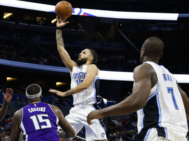 Le Français des Orlando Magic Evan Fournier. Logan Bowles-USA TODAY Sports